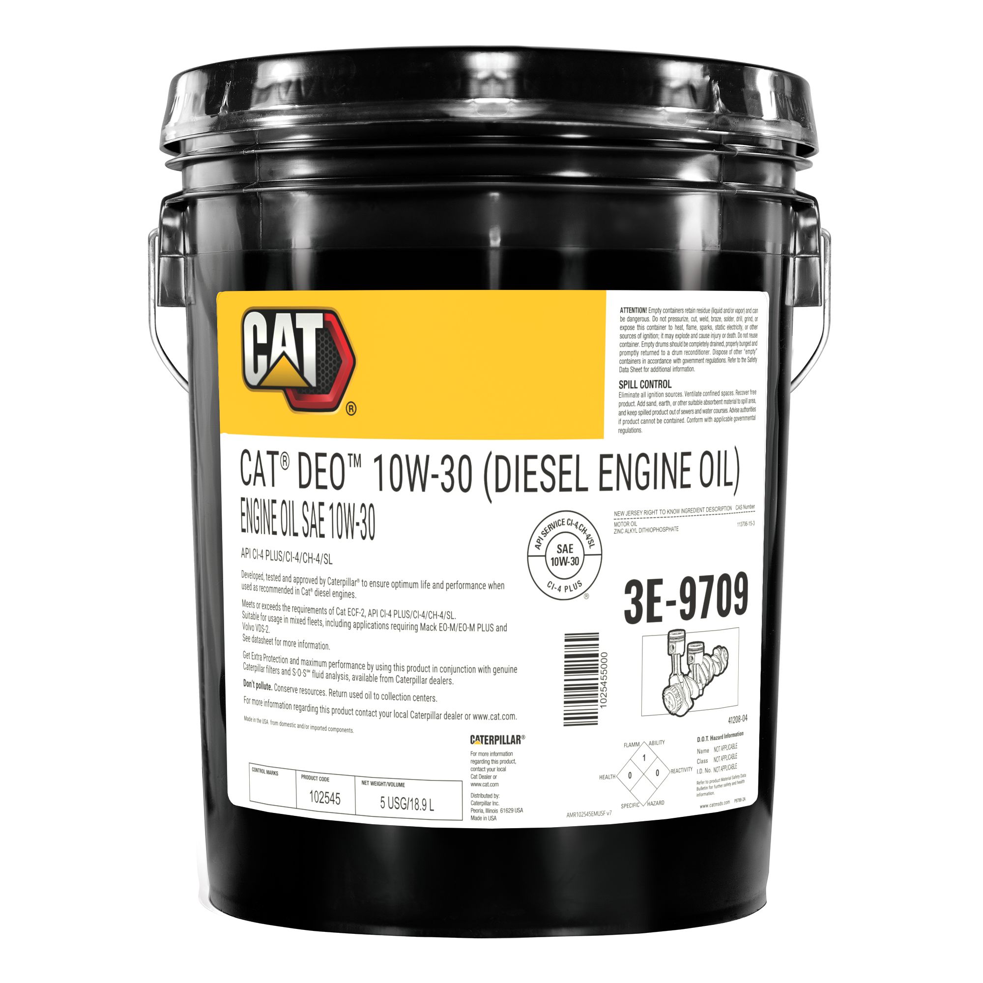 Cat® DEO 10W-30 (5 галл.)