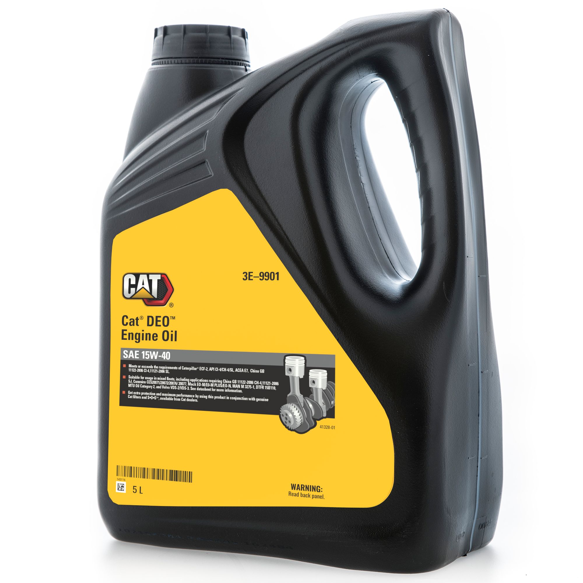 3E-9901: DEO 15W-40 (5 Liters) | Cat® Parts Store