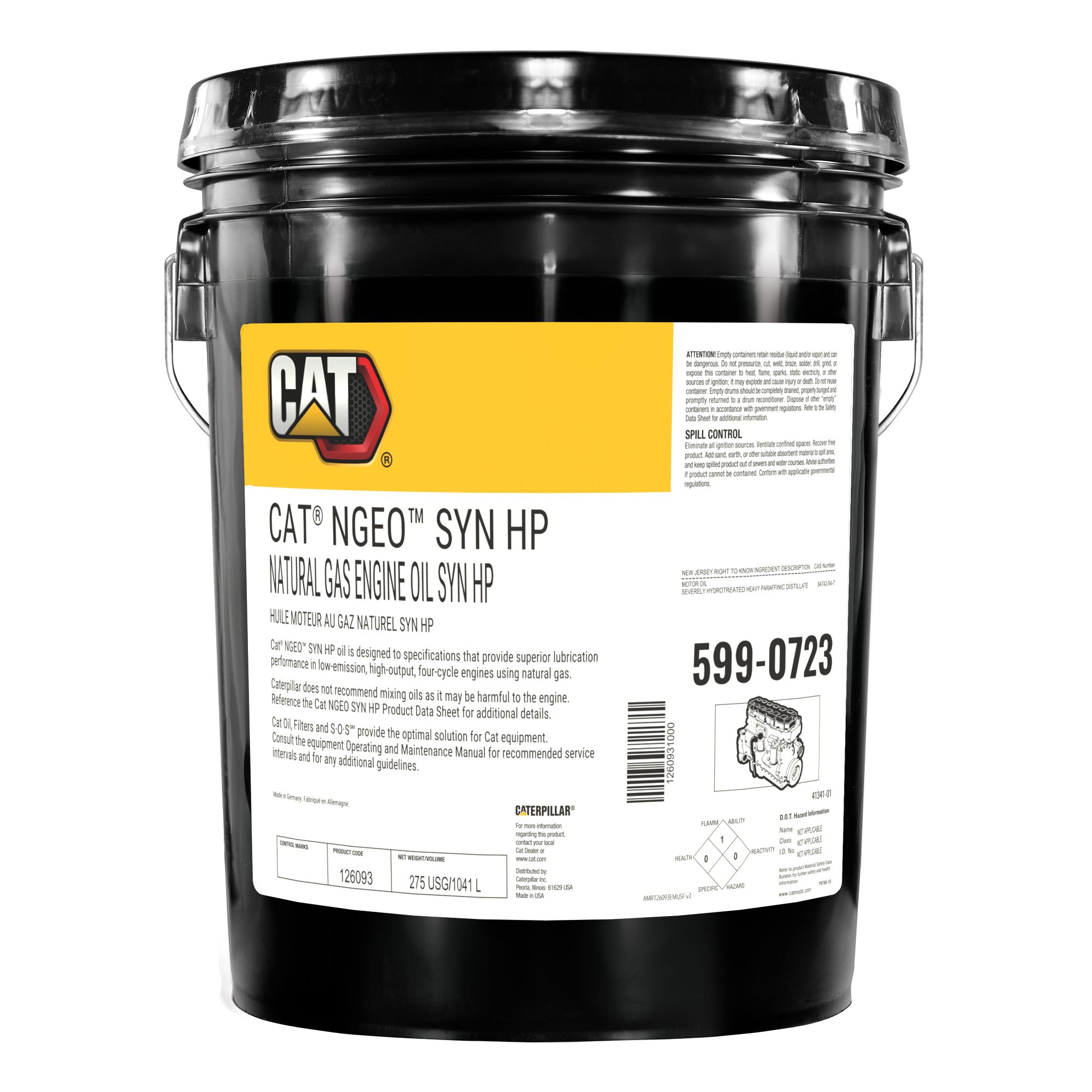 599-0723: Cat® NGEO SYN HP (Gal)