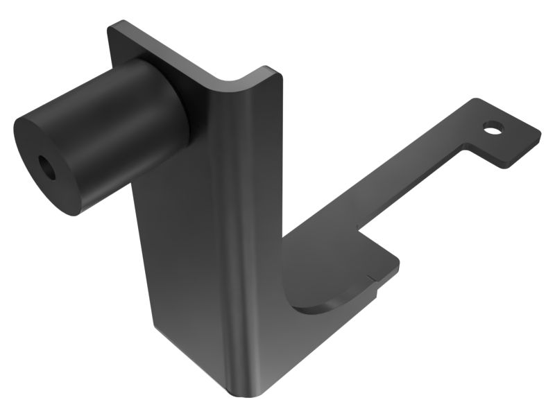 608-4040: 4mm Thick Diesel Lines Mounting Bracket