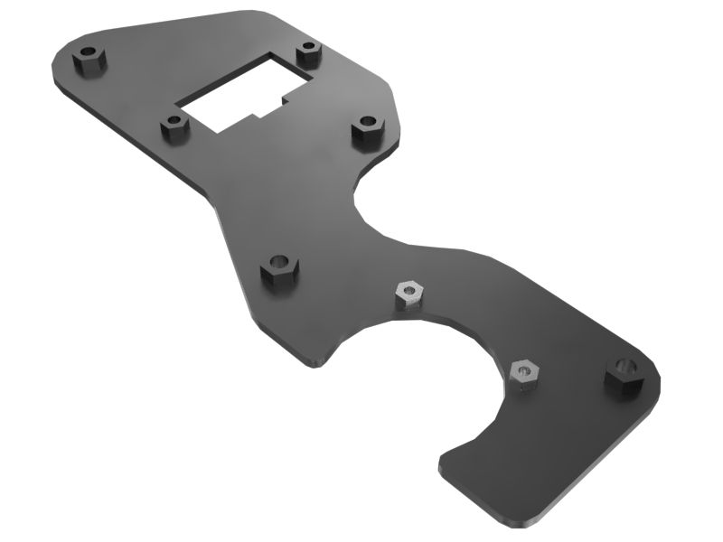 6mm Thick Pilot Control Valve Mounting Plate