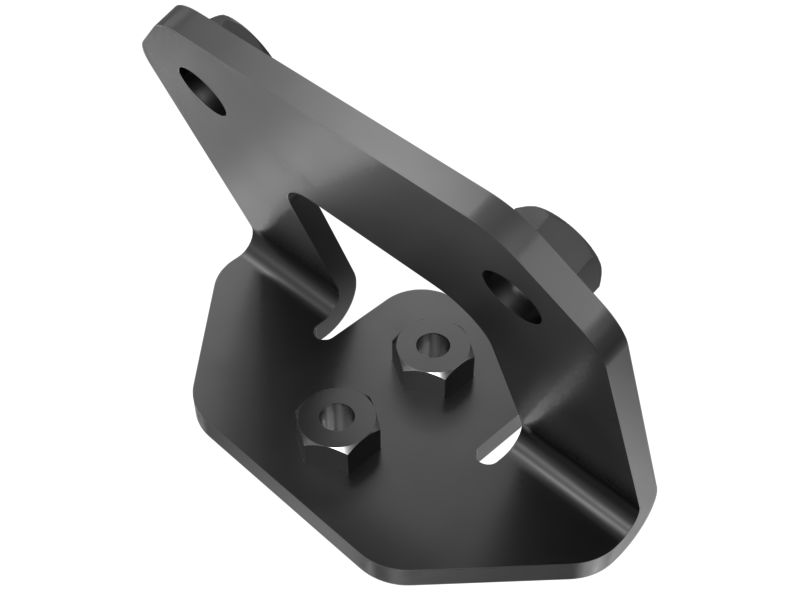 Auxiliary Hydraulic Lines Mounting Bracket