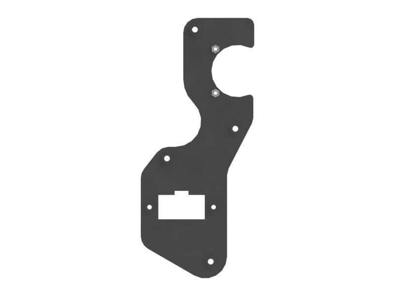 6mm Thick Pilot Control Valve Mounting Plate