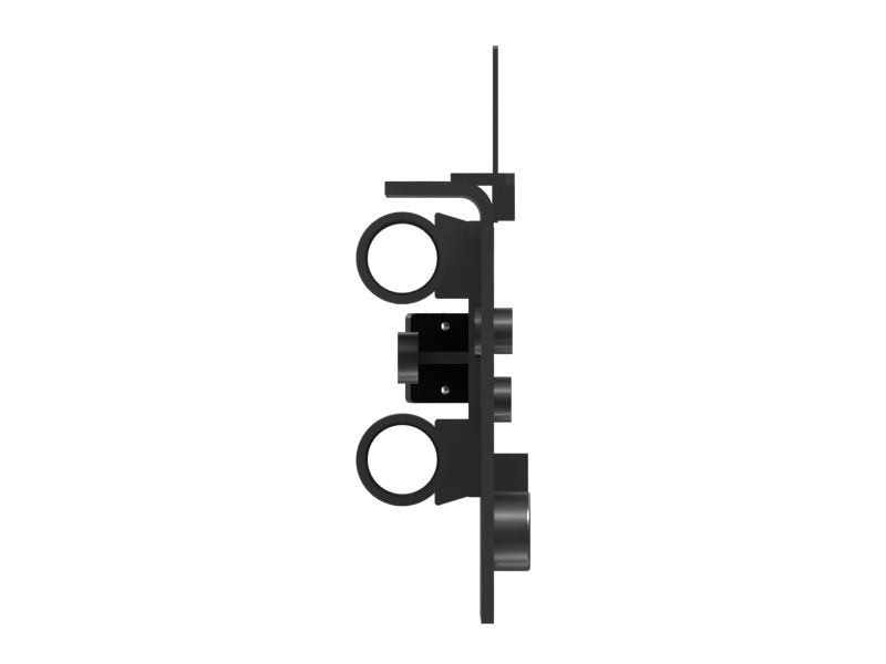 Left-Hand Screed Extension Inside Slide Frame