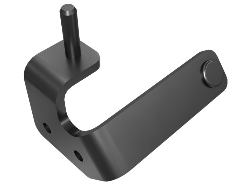 518-7344: Hydraulic Fan Lines Clip Support Bracket