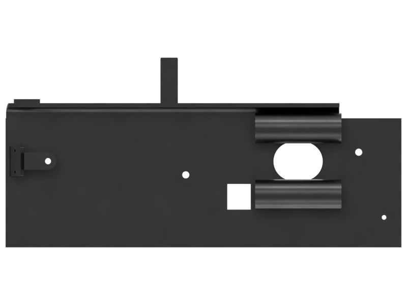 Left-Hand Screed Extension Inside Slide Frame