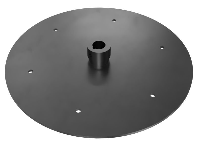 636-8533: 360mm Outer Diameter Gutter Brush Plate