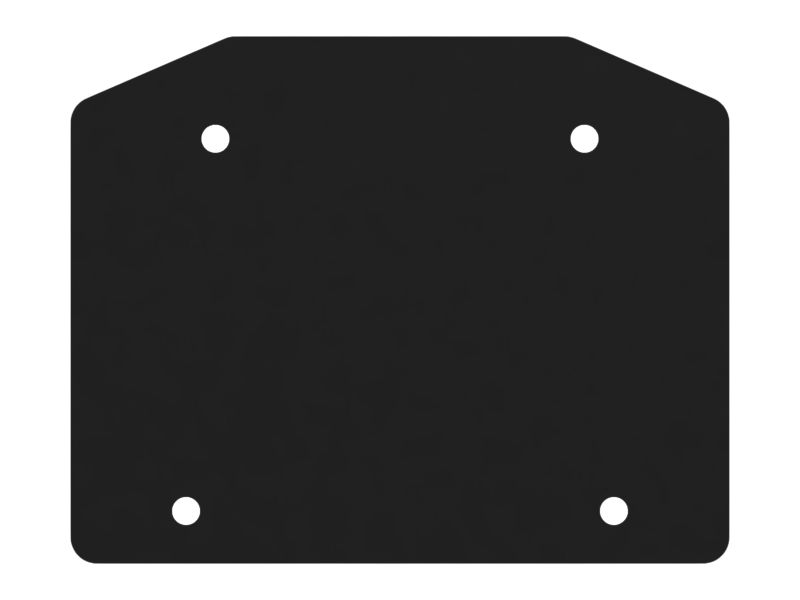 3mm Thick Canopy Roof Cover Plate