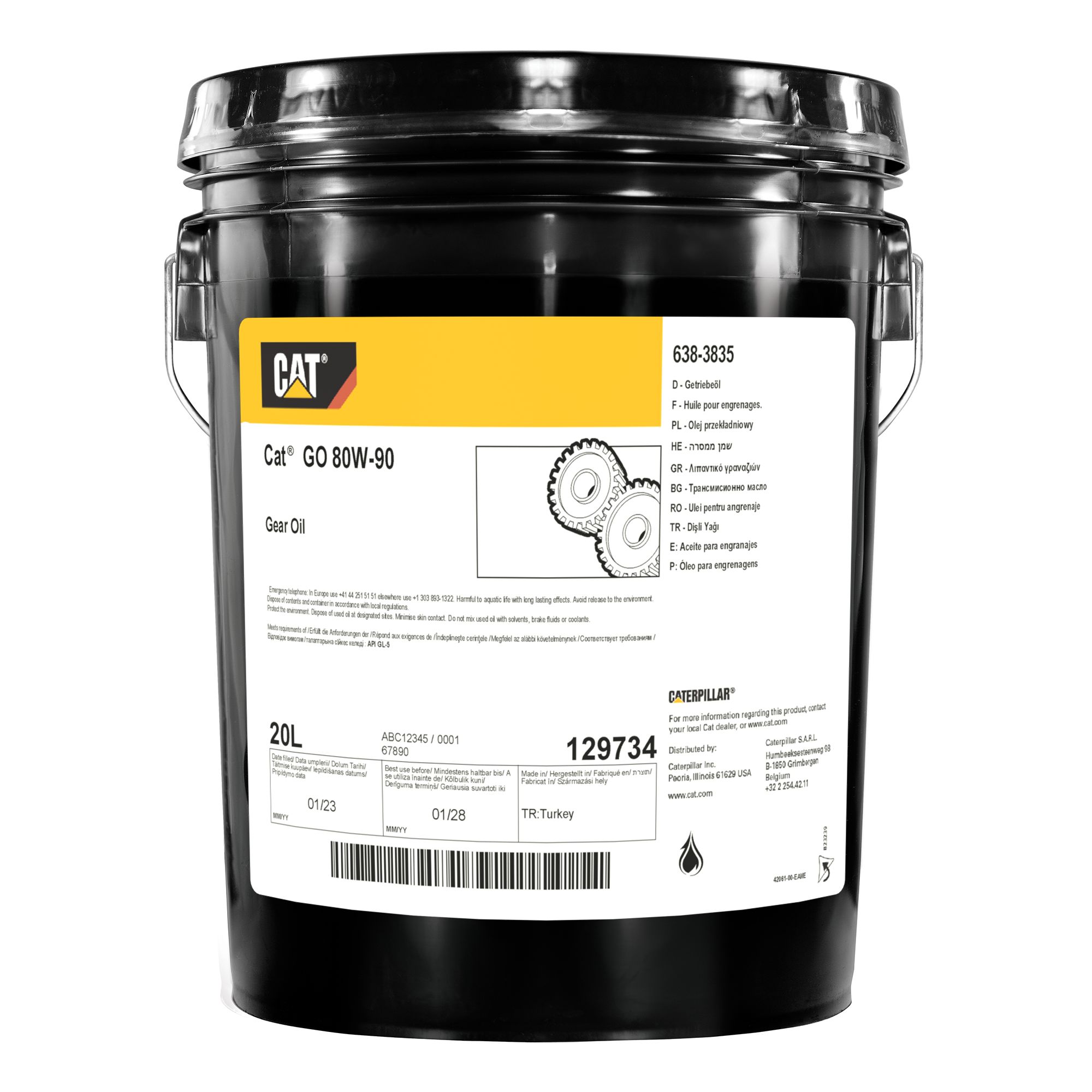 638-3835: GO 80W90 (20 Liter)