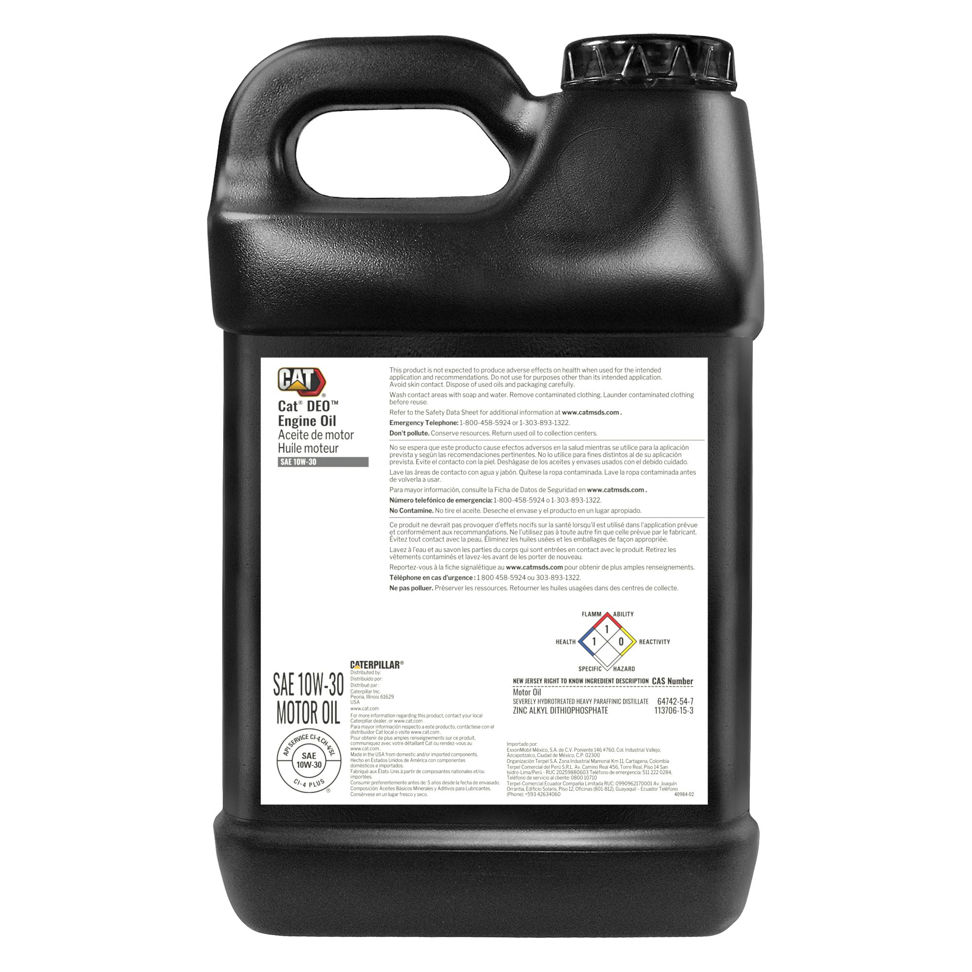 DEO 10W-30 (2.5 Gallons)