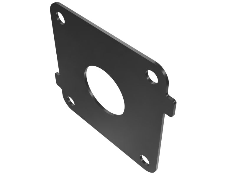 614-1659: 3mm Thick Fuel Lines Mounting Plate