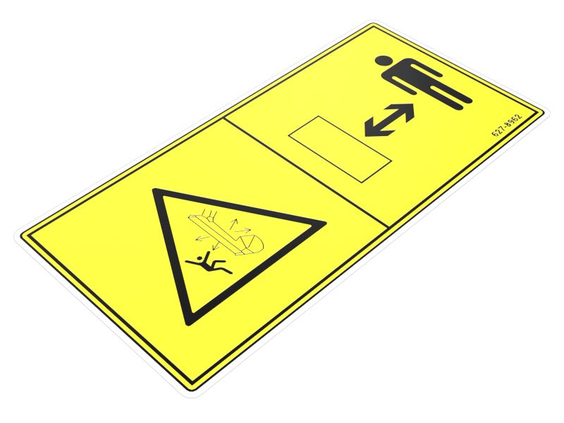 627-8962: Crush Hazard Warning Film