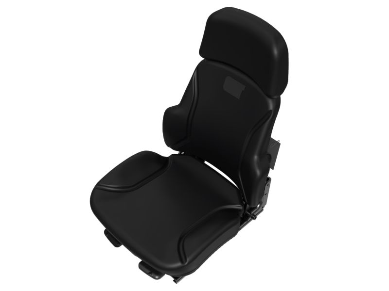 Сиденье оператора с тканевой обивкой высотой 777 мм