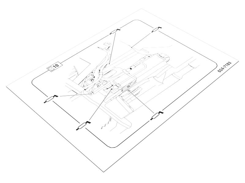 Наклейка с информацией о смазке