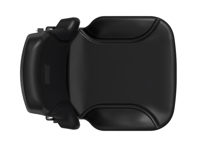 Сиденье оператора с тканевой обивкой высотой 777 мм