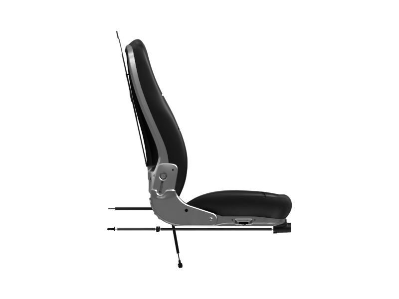 Подрессоренное сиденье с тканевой подушкой