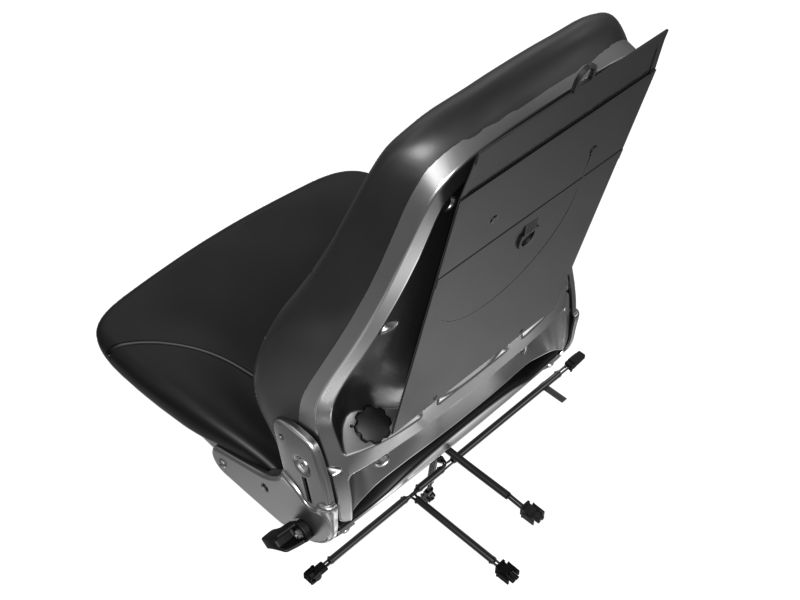 Подрессоренное сиденье с виниловой подушкой