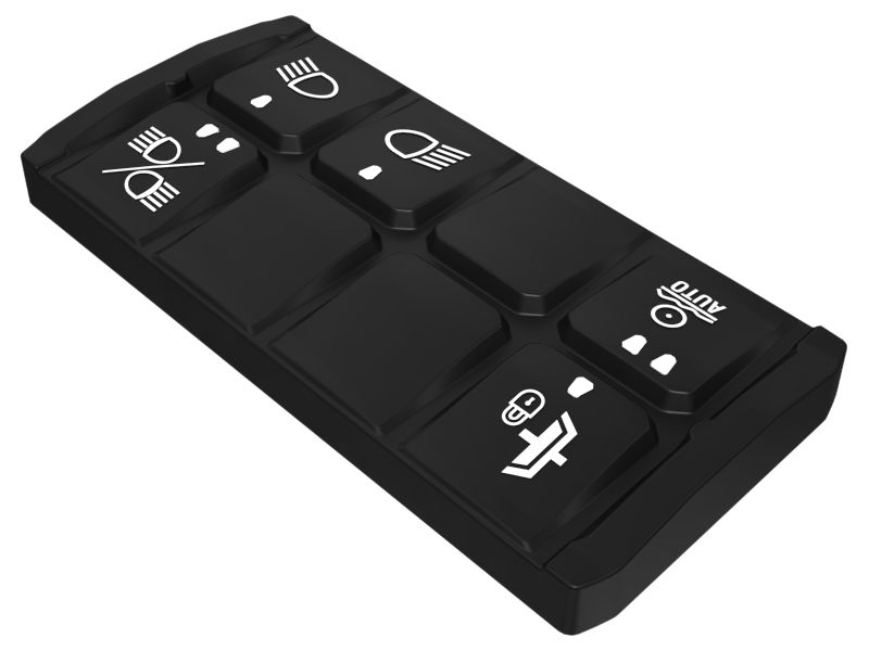 Верхний клавиатурный блок на 8 кнопок