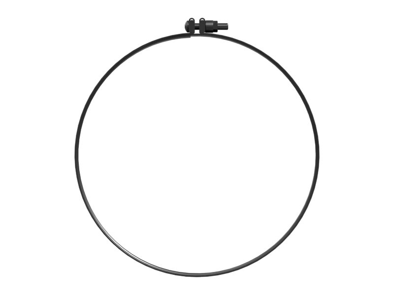 Зажим крепления сажевого фильтра дизельного двигателя