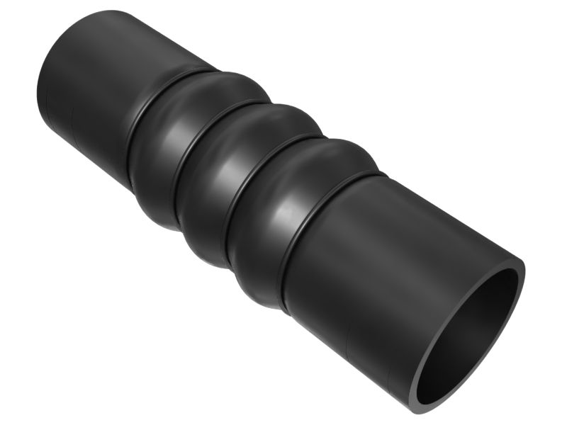 616-7616: Шланг с гибкими сочленениями, внутренний диаметр 58,5 мм