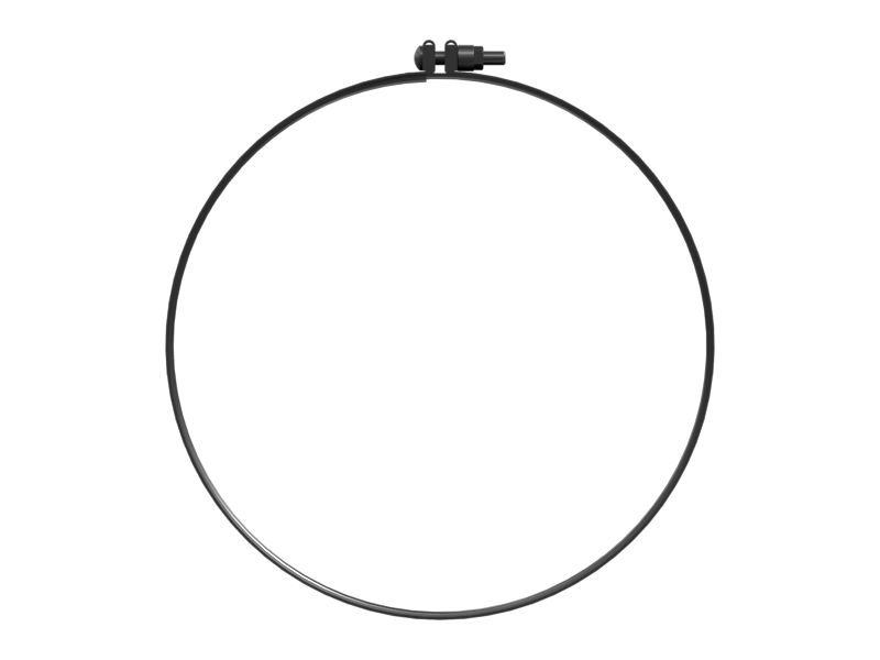 Зажим крепления сажевого фильтра дизельного двигателя