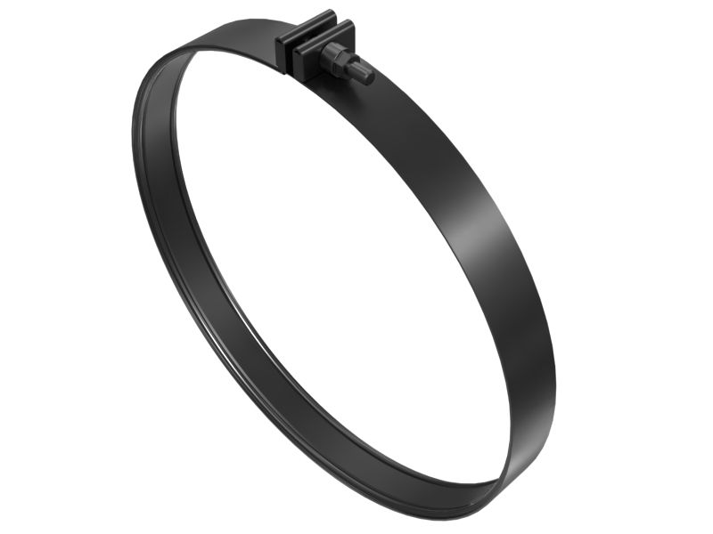 Зажим крепления сажевого фильтра дизельного двигателя