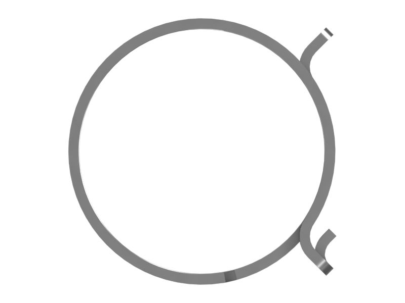 Пружинный ленточный хомут постоянного натяжения