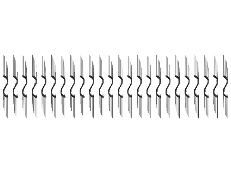 665 mm Poly Broom Bristle Kit (Qty 24)