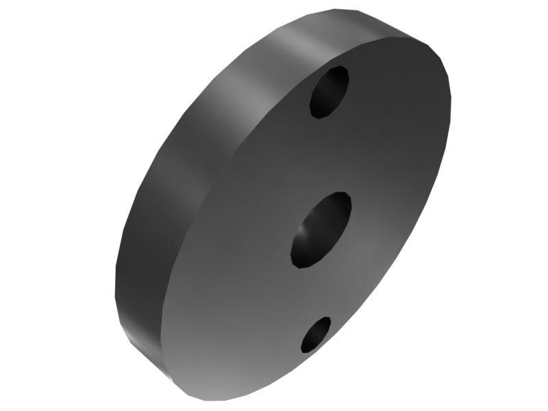 9U-7566: 103mm Outer Diameter Track Pin Base