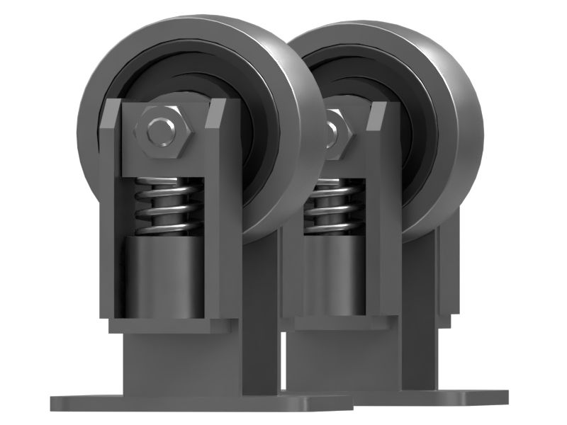 Front Rigid Hammer Swivel Caster