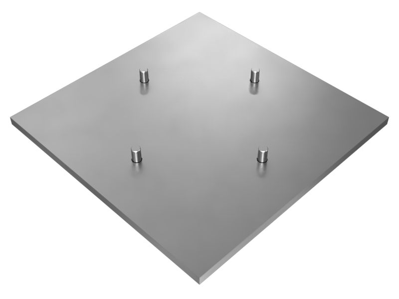459-8764: 45 Metric Ton Flat Base