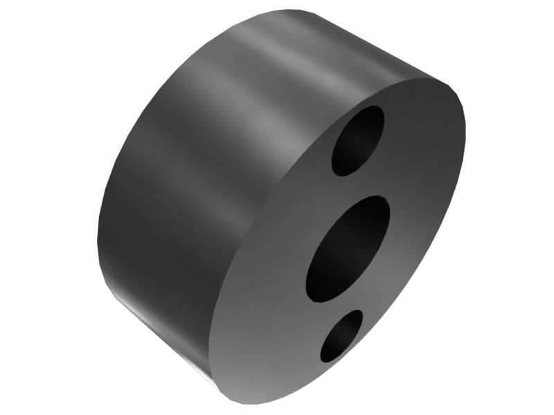 9U-7672: 67mm Outer Diameter Track Pin Base