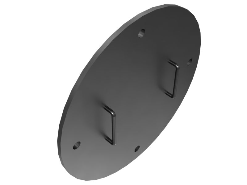 512-7943: Slew Gearbox Cavity Cover Plate