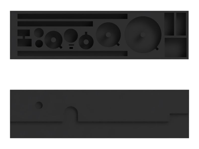 Position Sensor Installation Tool Case Foam
