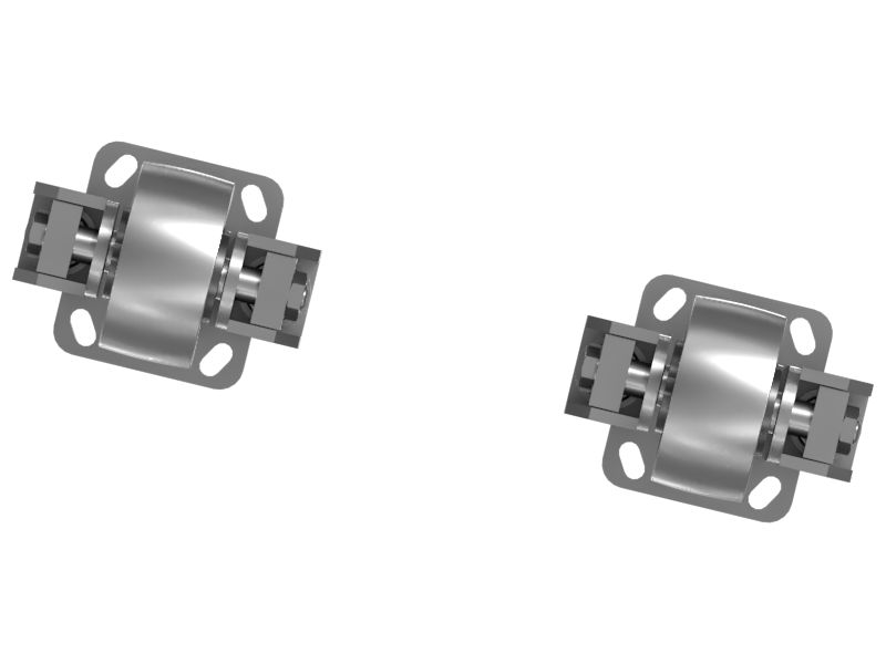 Front Rigid Hammer Swivel Caster