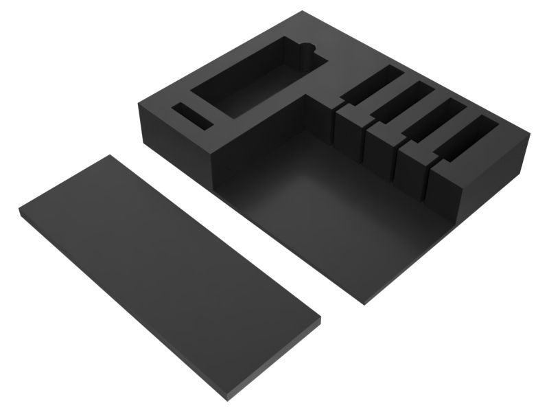 198-4235: 2 Piece Foam Insert