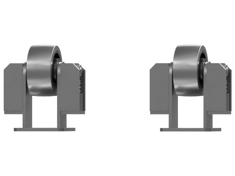 Front Rigid Hammer Swivel Caster