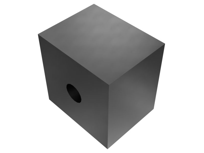 Hoist Cylinder Retention Clamp Block