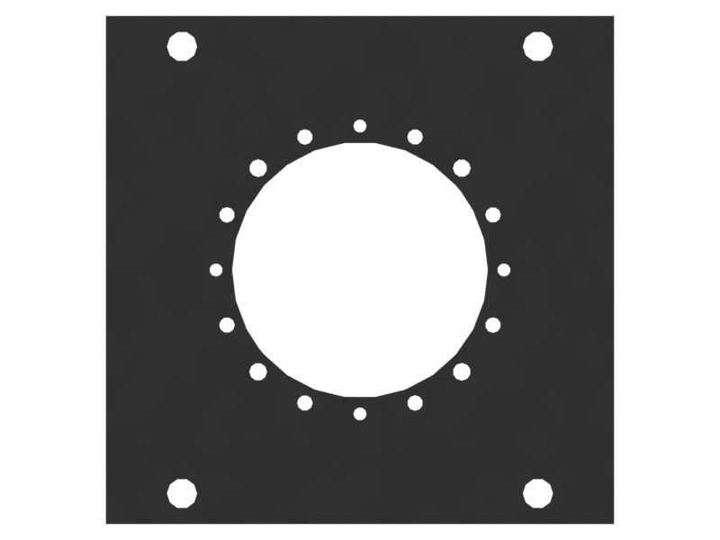 Hydraulic Pump Mounting Plate