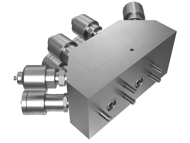 461-4387: Four-Station Torque Wrench Manifold