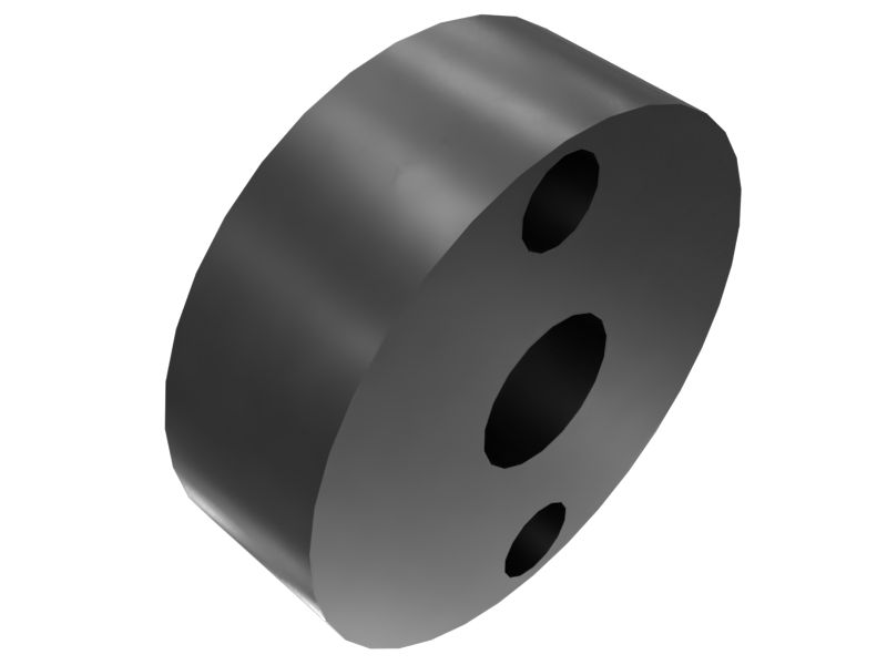 9U-7636: 8 Pitch Track Pin Base