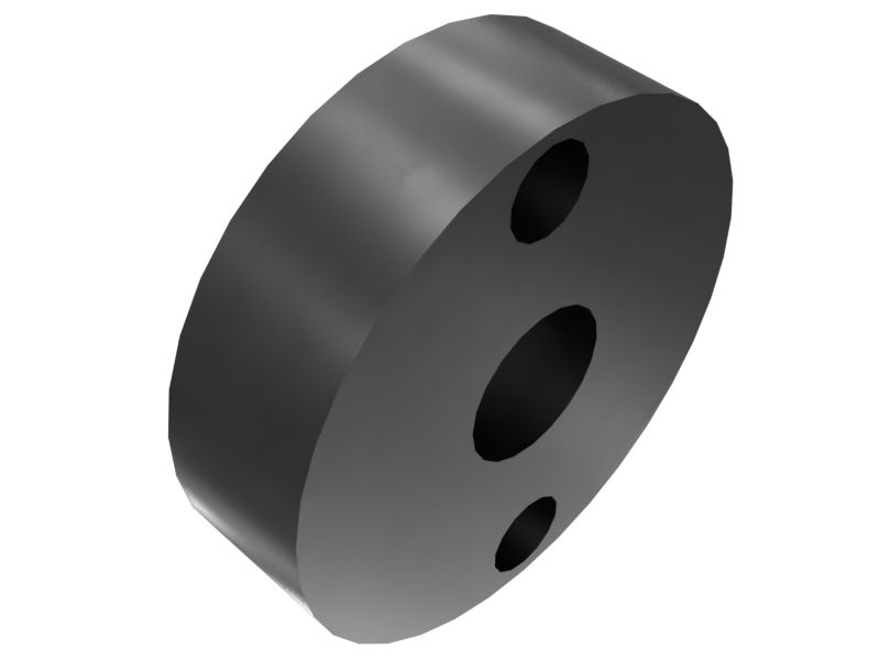 9U-7637: 8 Pitch Track Pin Base