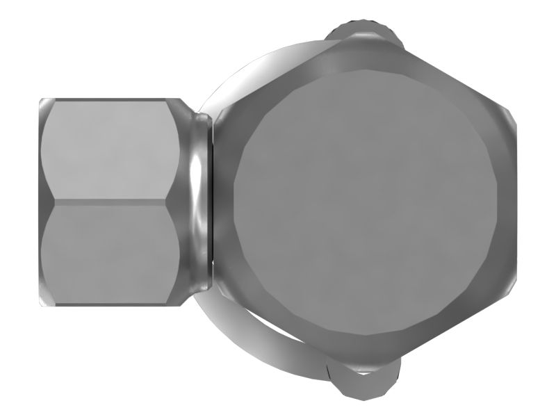 90-Degrees Quick Disconnect Swivel Coupler