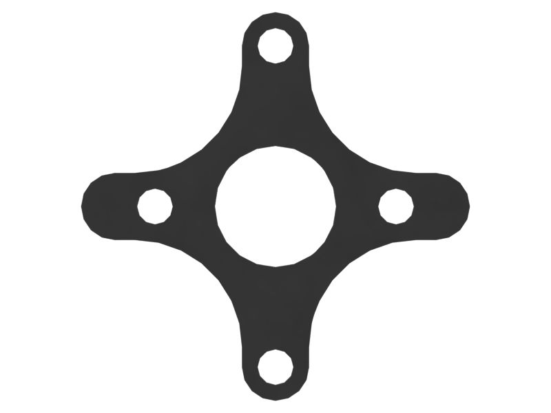 44.45mm Thickness Tie Rod Bottom Puller Adapter