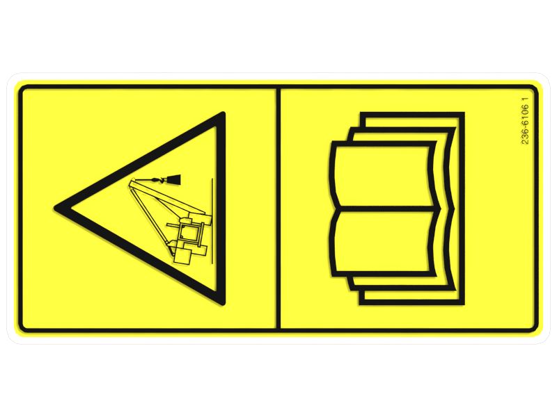236-6106: Warning Film Label | CATCorp