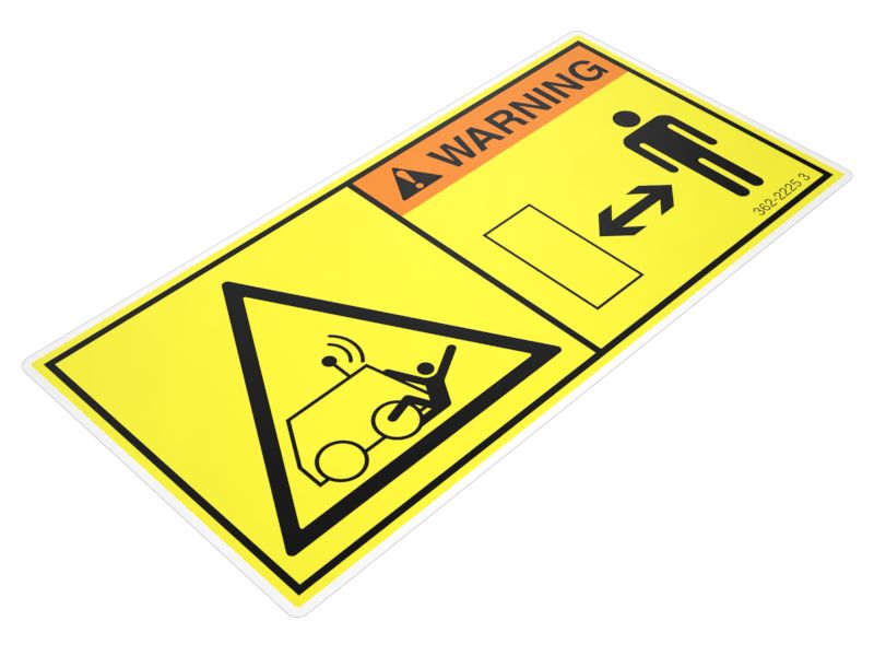 362-2225: Crush Hazard Warning Film