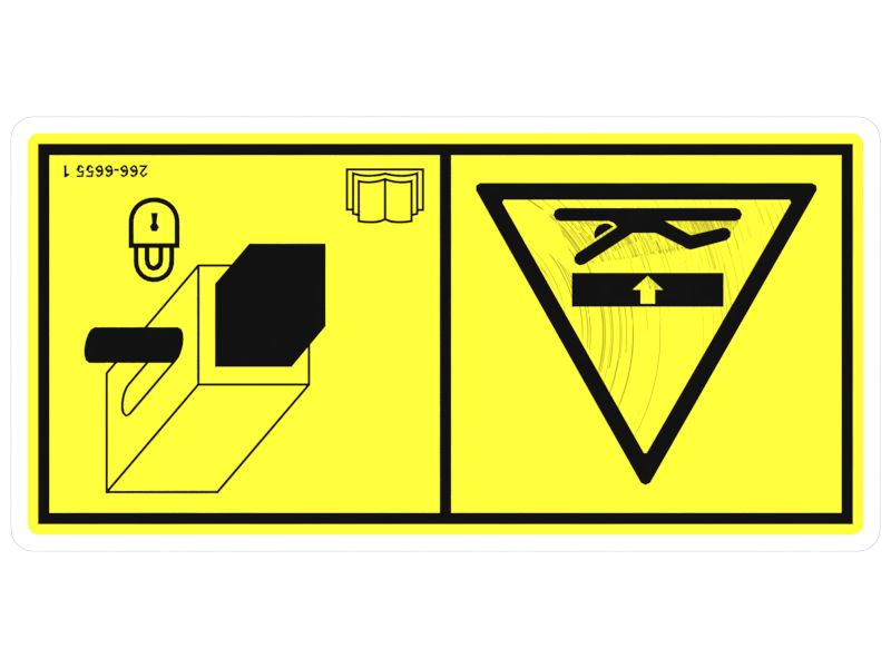 266-6655: Warning Film Label | Cat® Parts Store