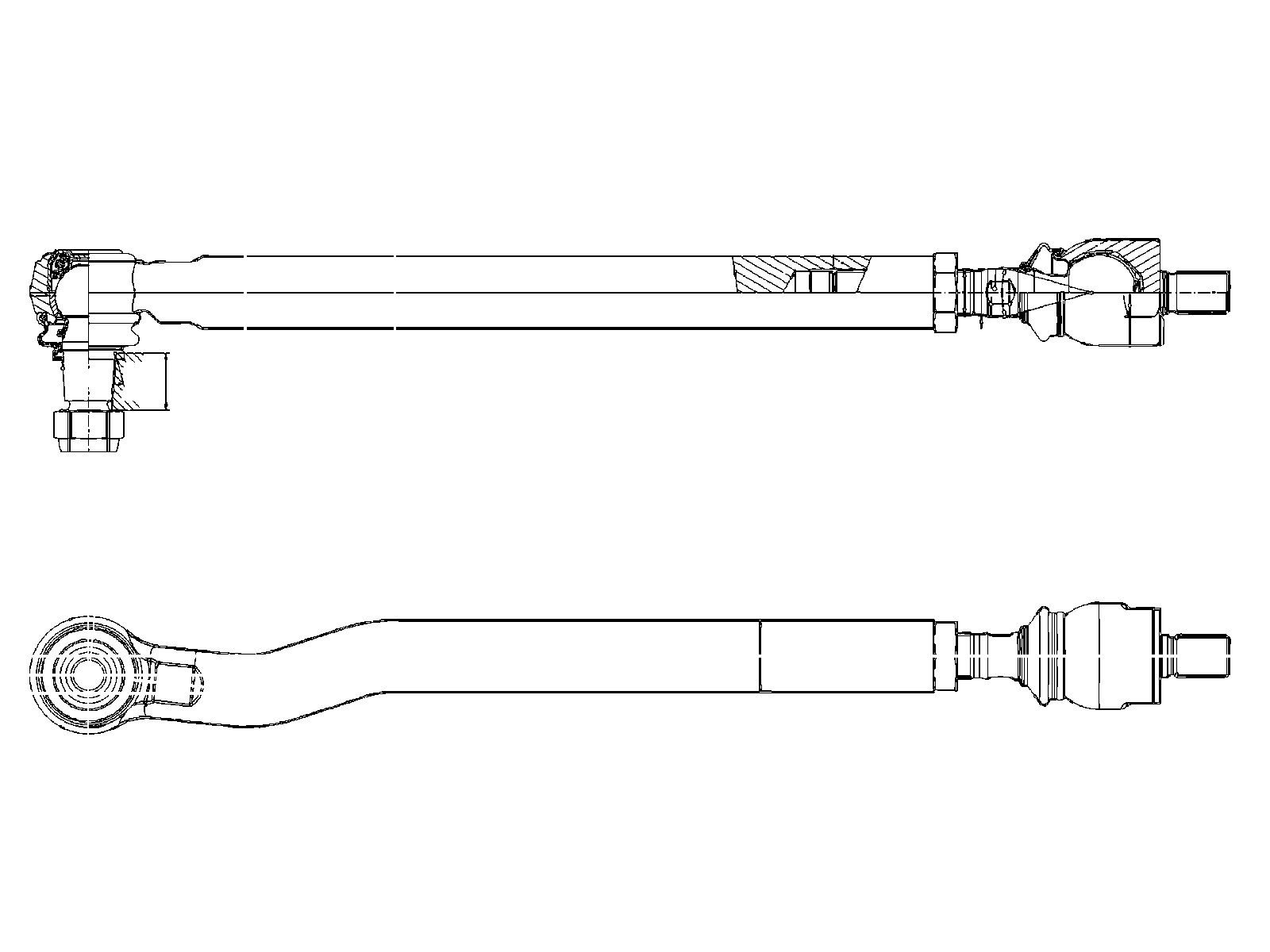 490-7447: Рулевая тяга, длина 635 мм 490-7447 Caterpillar