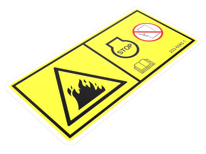 233-6085: Fire Hazard Warning Film