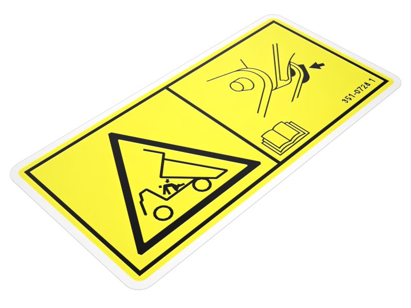 351-0728: Crush Hazard Warning Film